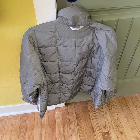FP Movement by Free People Reflective Silver Puffer Jacket small - Picture 15 of 16
